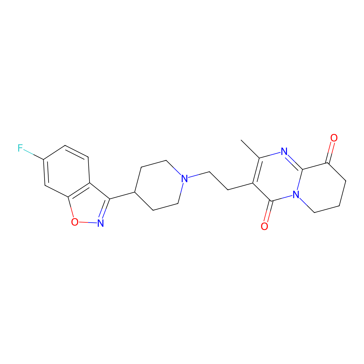 9-Keto Risperidone molecular structure, CAS 1189516-65-1