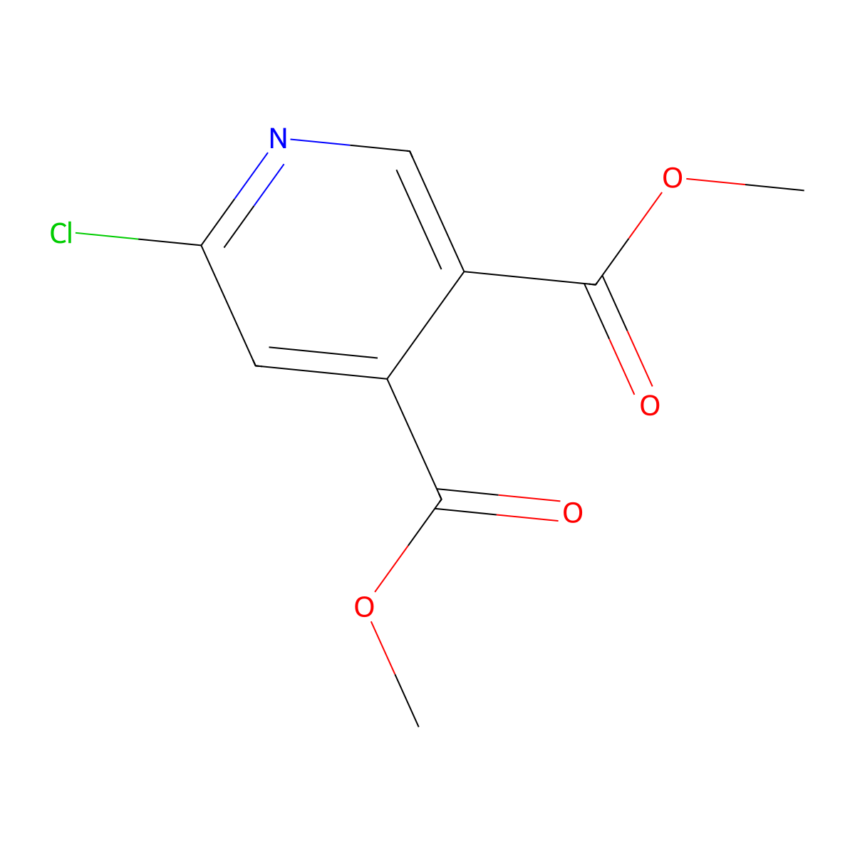 3,4-Dimethyl 6-chloropyridine-3,4-dicarboxylate molecular structure, CAS 1189570-18-0