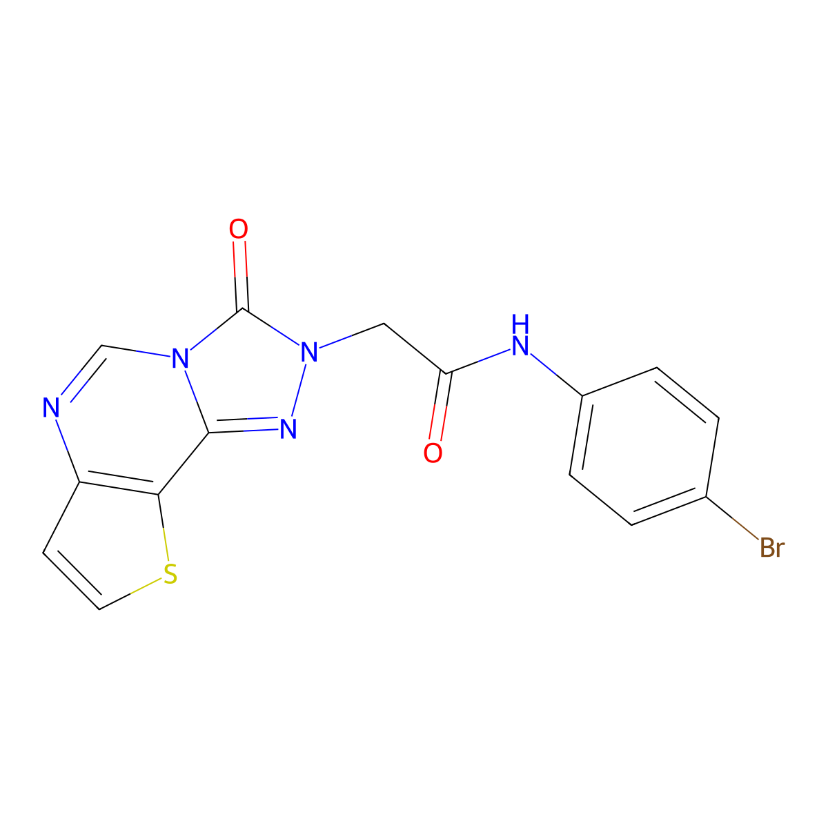 N-(4-bromophenyl)-2-{5-oxo-12-thia-3,4,6,8-tetraazatricyclo[7.3.0.0^{2,6}]dodeca-1(9),2,7,10-tetraen-4-yl}acetamide molecular structure, CAS 1189651-96-4