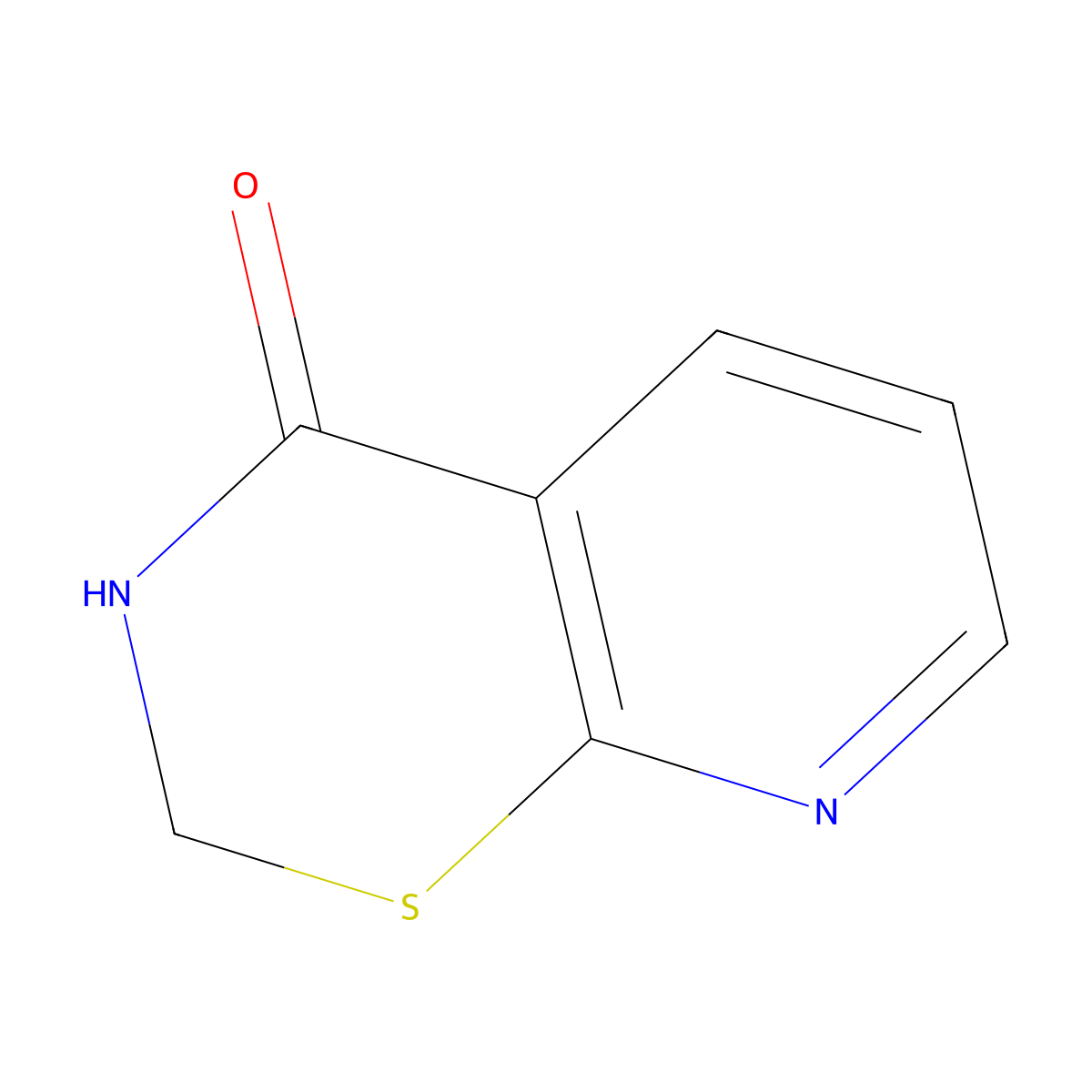 2H,3H,4H-pyrido[3,2-e][1,3]thiazin-4-one molecular structure, CAS 118966-15-7