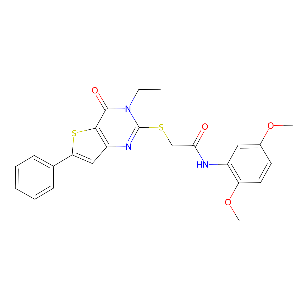 N-(2,3-dihydro-1,4-benzodioxin-6-yl)-N'-[4-ethoxy-2-(4-methylphenyl)quinolin-6-yl]urea molecular structure, CAS 1189673-98-0