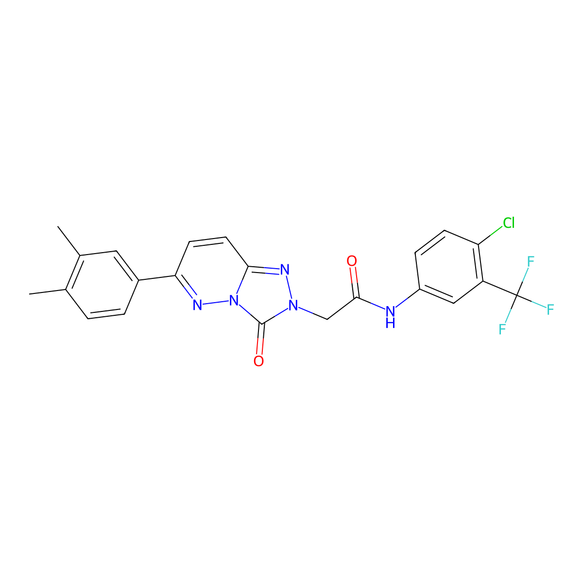 N-(5-chloro-2-methylphenyl)-4-[5-(piperidin-1-ylcarbonyl)-1,3,4-oxadiazol-2-yl]thiophene-2-sulfonamide molecular structure, CAS 1189683-58-6
