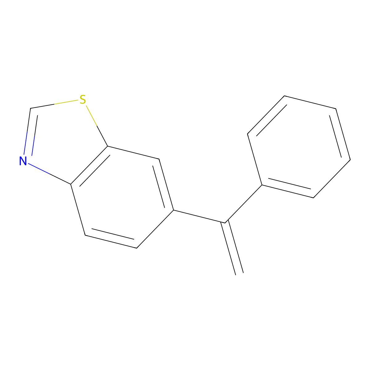 6-(1-Phenyl-vinyl)-benzothiazole molecular structure, CAS 1189704-93-5