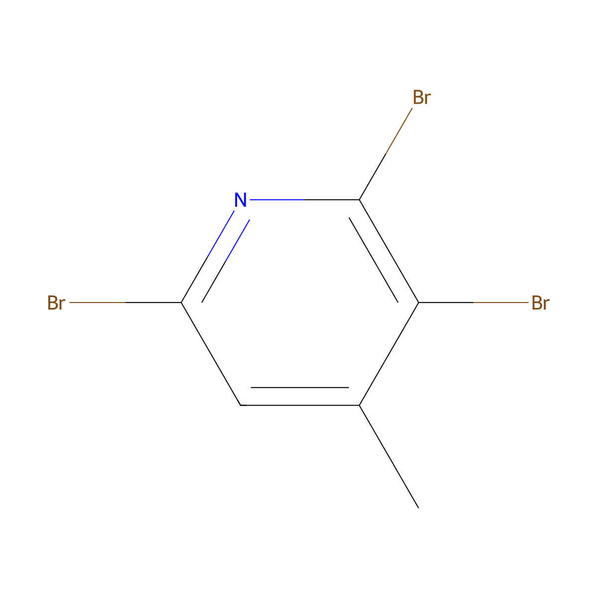 2,3,6-Tribromo-4-methylpyridine molecular structure, CAS 1189729-41-6