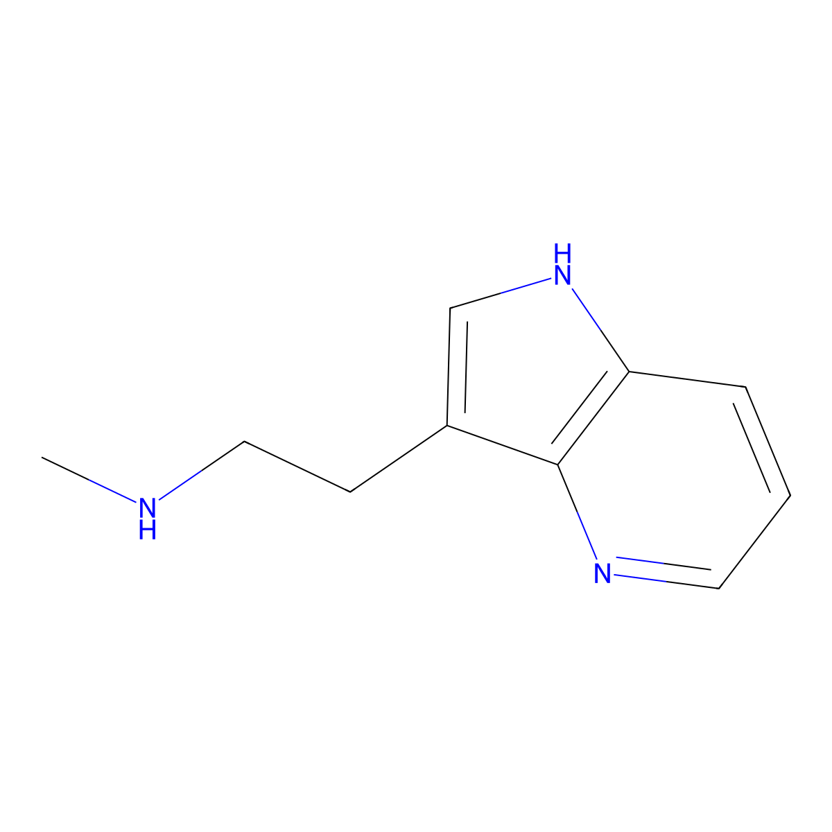 N-Methyl-2-(1H-pyrrolo[3,2-b]pyridin-3-yl)ethan-1-amine molecular structure, CAS 1189798-99-9