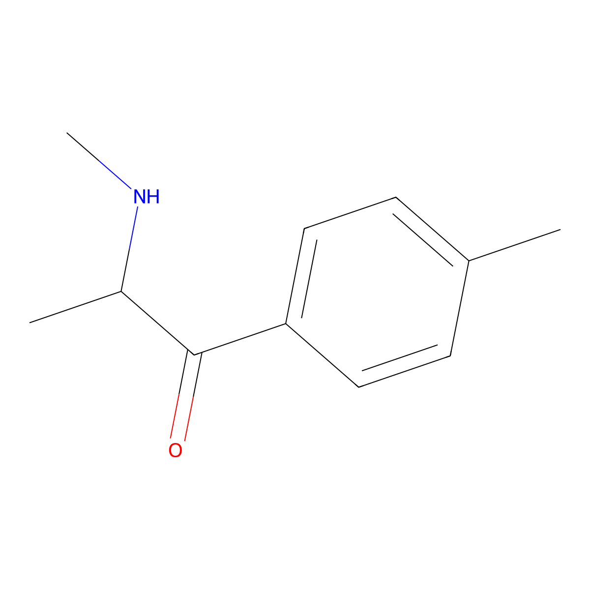 Mephedrone molecular structure, CAS 1189805-46-6