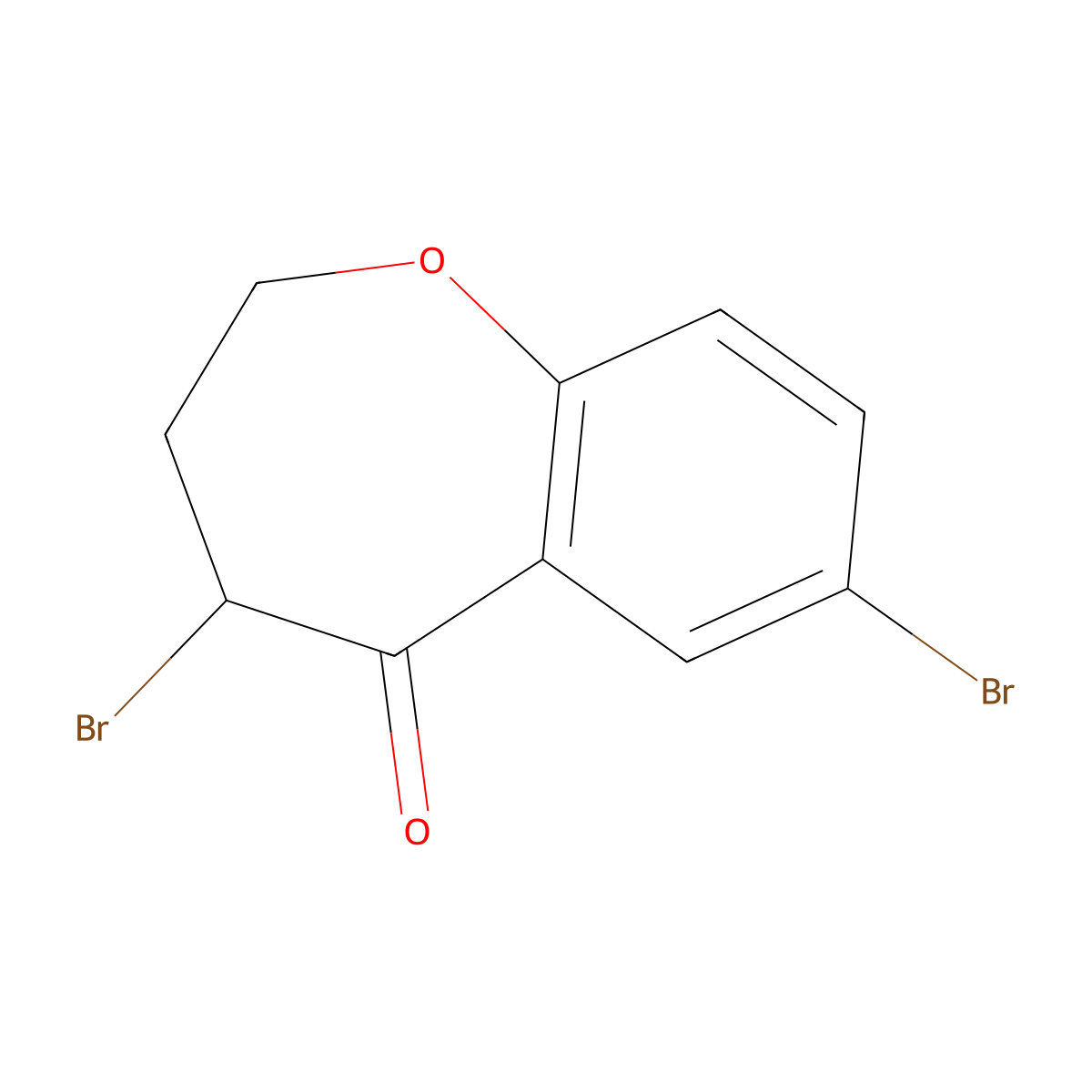 4,7-dibromo-3,4-dihydrobenzo[b]oxepin-5(2H)-one molecular structure, CAS 1189817-30-8