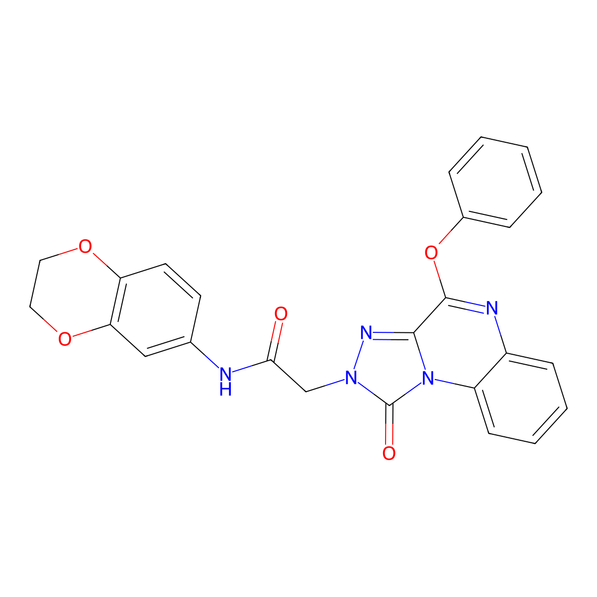 N-(2,3-dihydro-1,4-benzodioxin-6-yl)-2-(1-oxo-4-phenoxy[1,2,4]triazolo[4,3-a]quinoxalin-2(1H)-yl)acetamide molecular structure, CAS 1189855-85-3