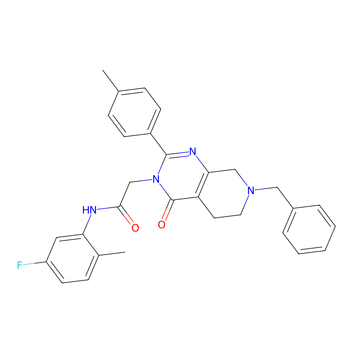 N-{1-[(1-cyclopentyl-5-oxopyrrolidin-3-yl)carbonyl]piperidin-4-yl}-4-methylbenzenesulfonamide molecular structure, CAS 1189873-56-0