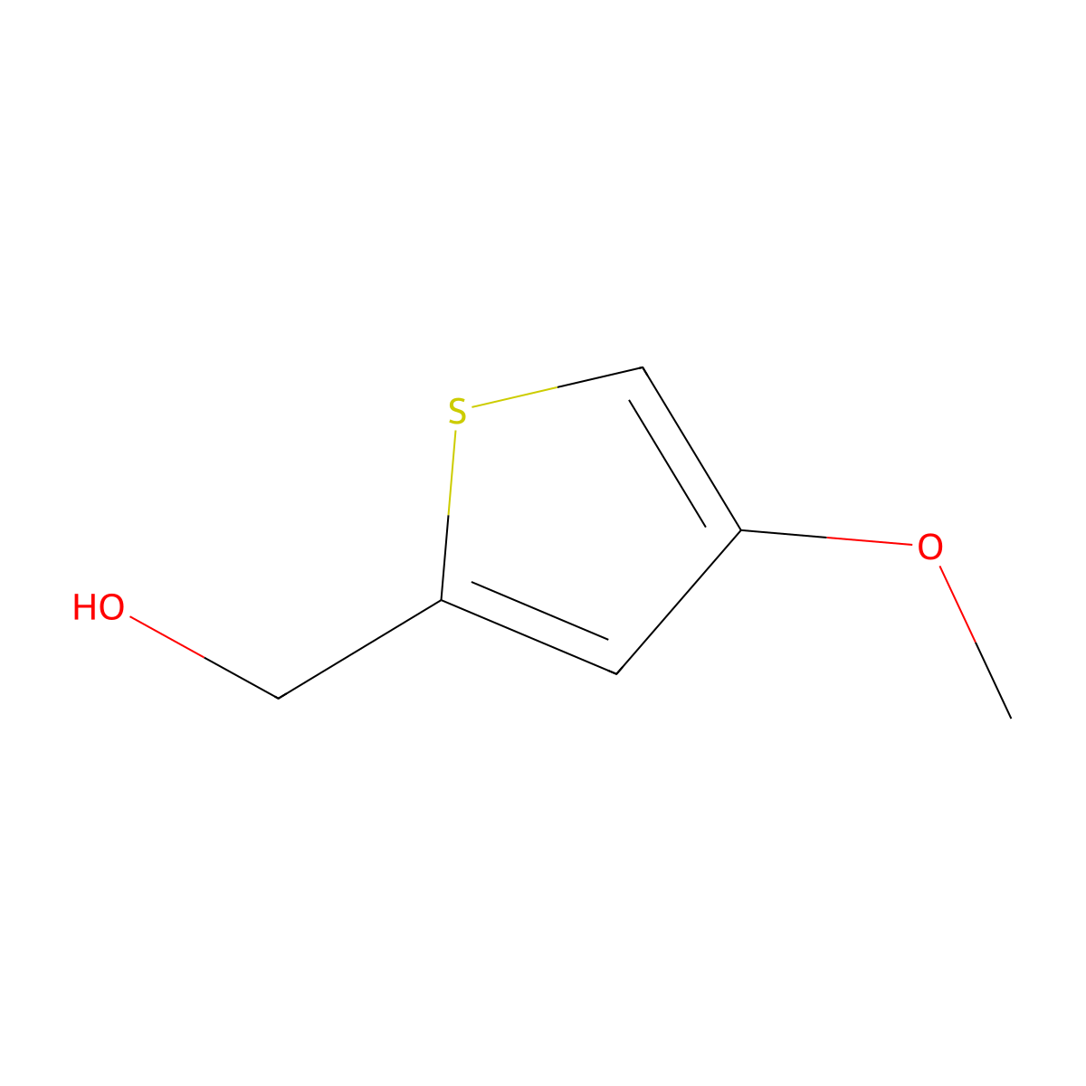 (4-Methoxythiophen-2-yl)methanol molecular structure, CAS 118988-81-1