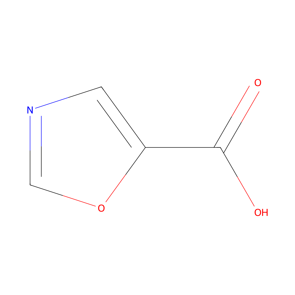 Oxazole-5-carboxylic Acid molecular structure, CAS 118994-90-4