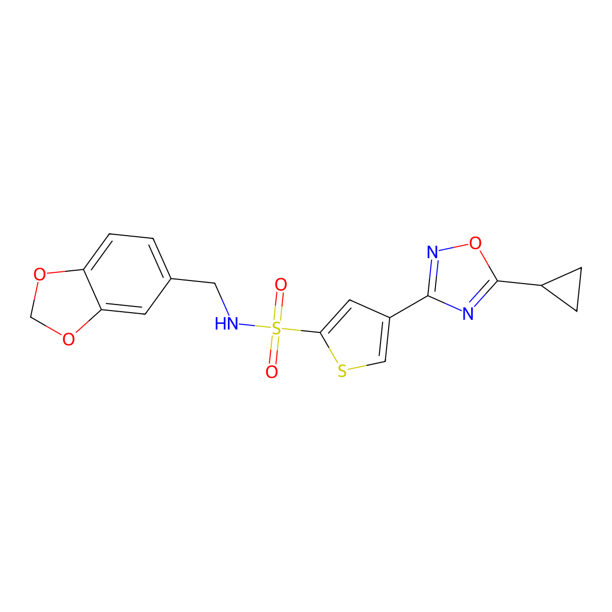 N-cycloheptyl-N-[2-(piperazin-1-ylsulfonyl)ethyl]thiophene-2-sulfonamide molecular structure, CAS 1189944-54-4