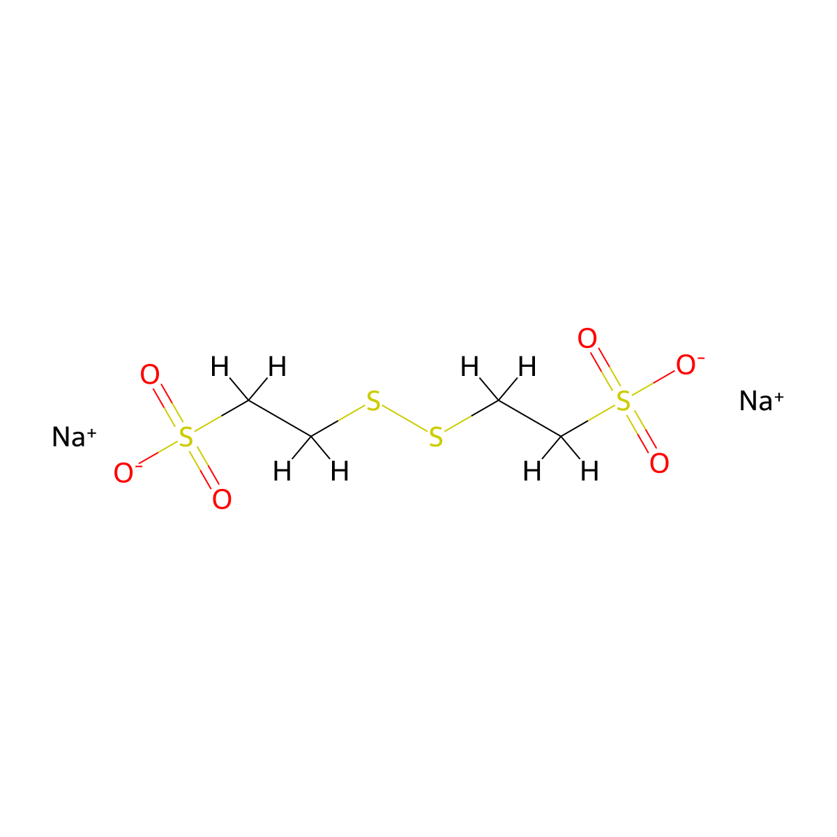 Dimesna molecular structure, CAS 1189975-43-6