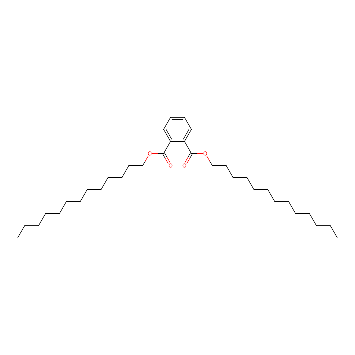 Ditridecyl phthalate molecular structure, CAS 119-06-2