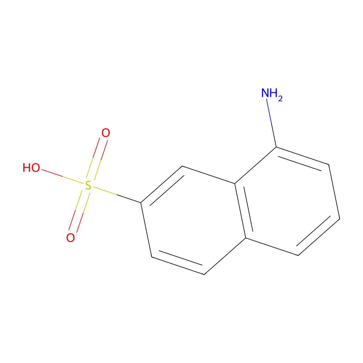 Cleve's acid molecular structure, CAS 119-28-8
