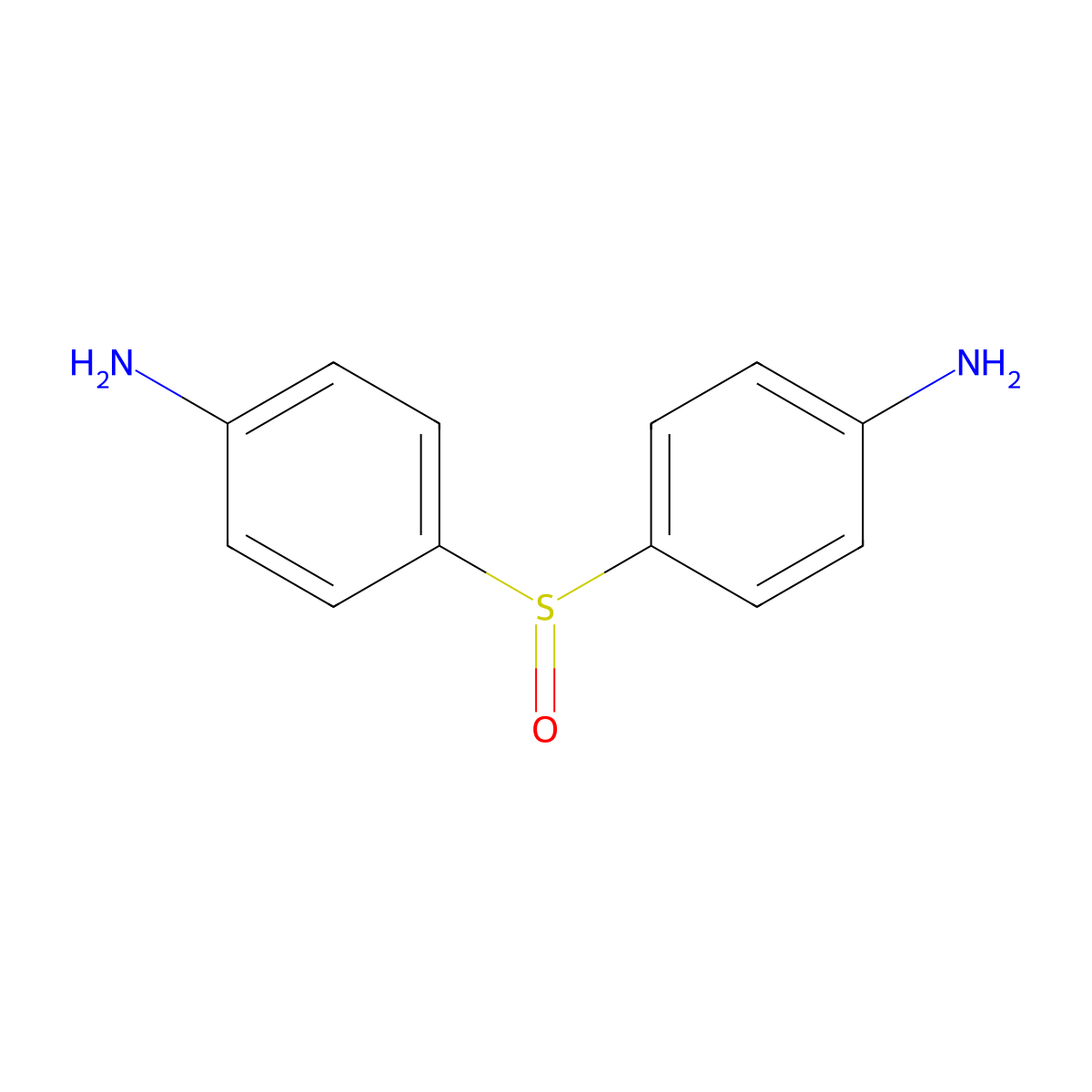 4,4'-Sulfinyldianiline molecular structure, CAS 119-59-5