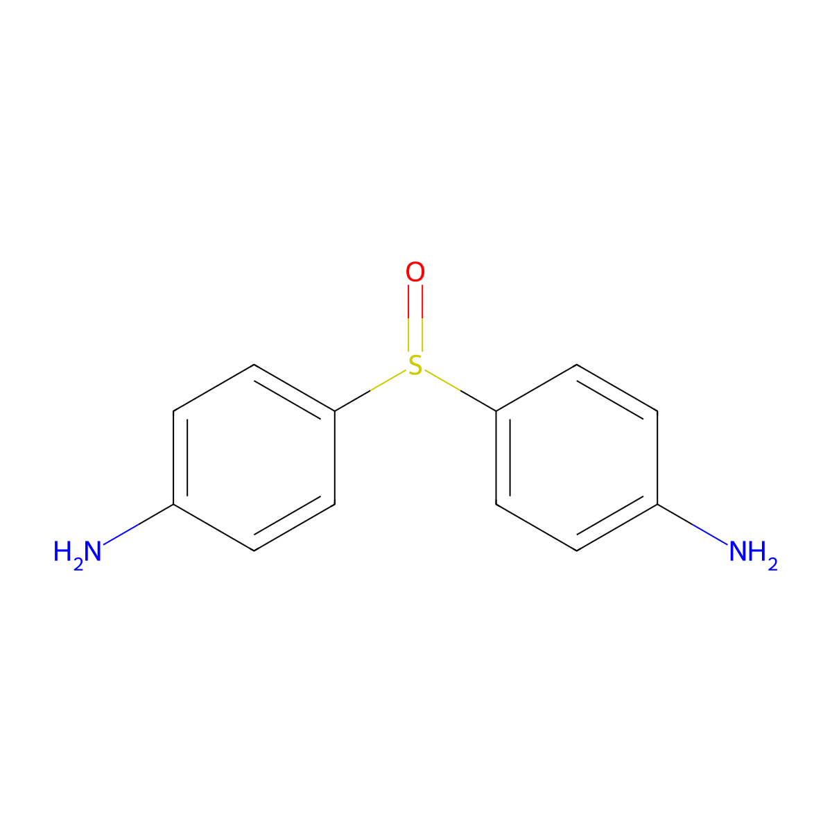 4,4'-Sulfinyldianiline molecular structure, CAS 119-59-5