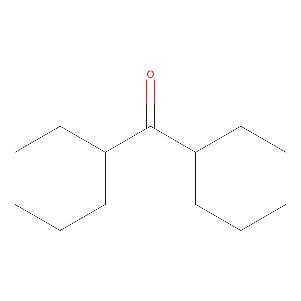 Dicyclohexyl ketone molecular structure, CAS 119-60-8