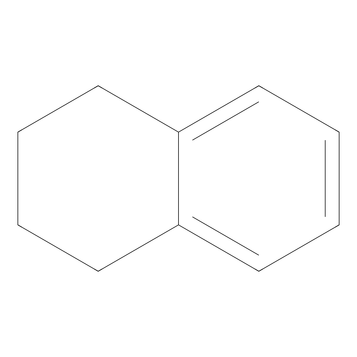 Tetralin molecular structure, CAS 119-64-2