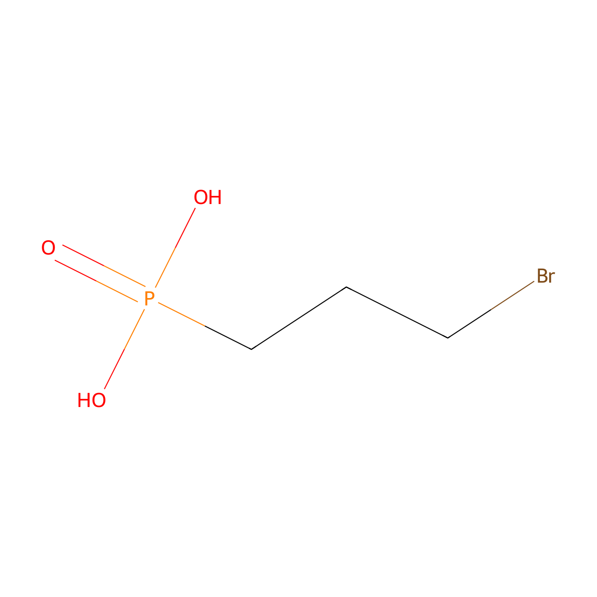 (3-Bromopropyl)phosphonic Acid molecular structure, CAS 1190-09-6