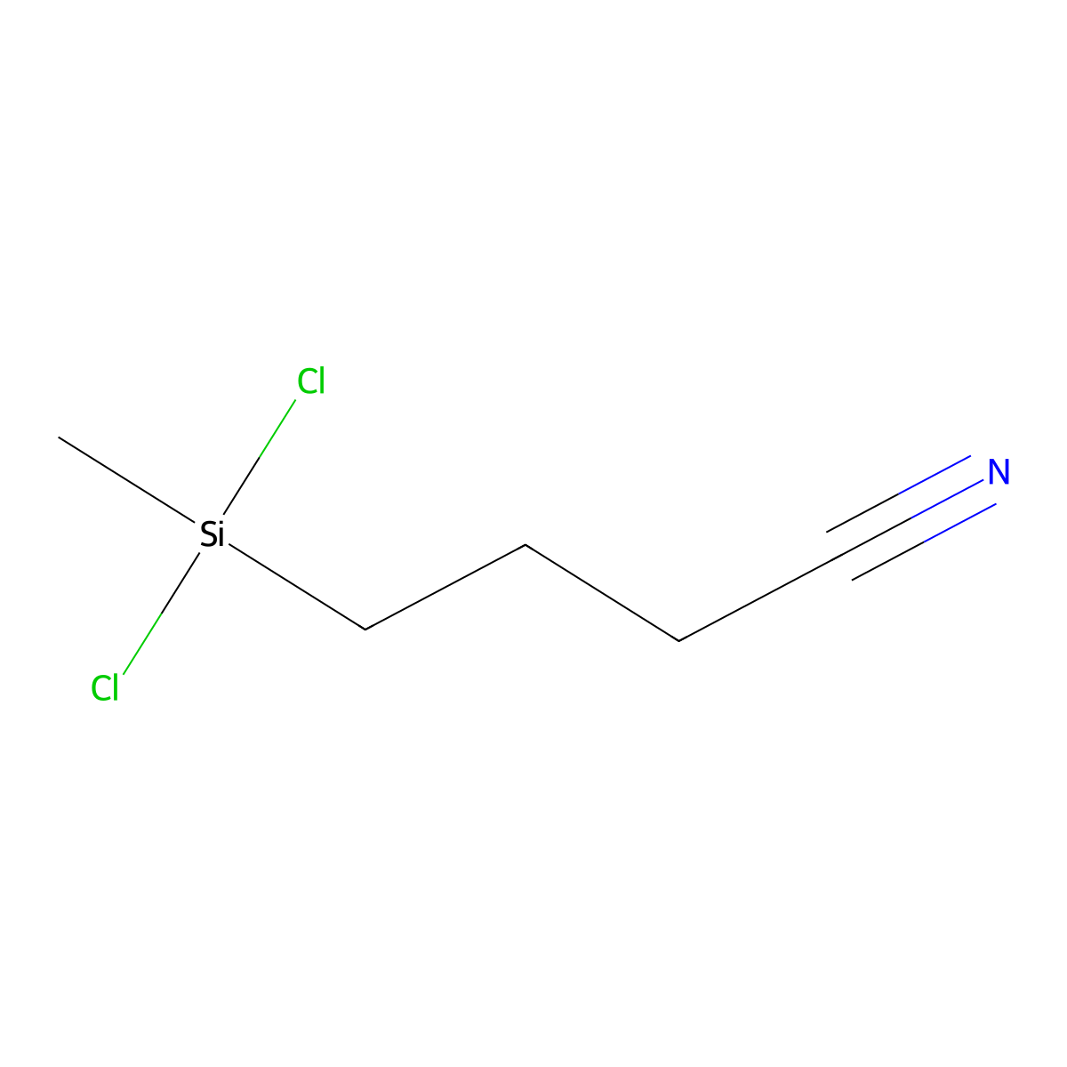4-(Dichloromethylsilyl)-butyronitrile molecular structure, CAS 1190-16-5