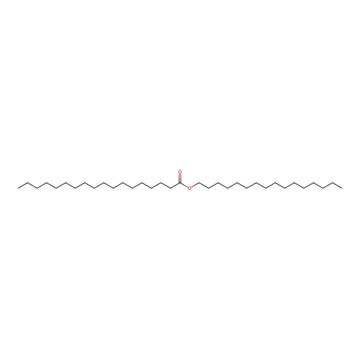 Cetyl Stearate molecular structure, CAS 1190-63-2