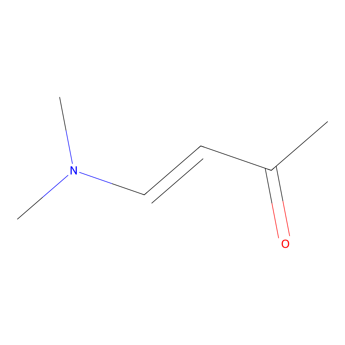 4-(Dimethylamino)but-3-en-2-one molecular structure, CAS 1190-91-6