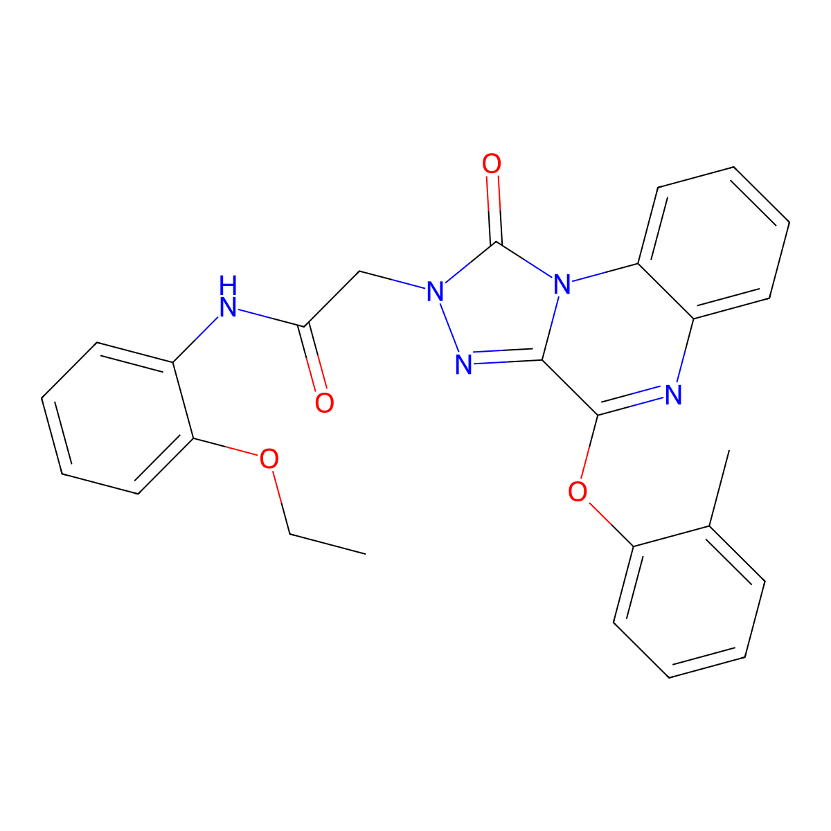N-(2-ethoxyphenyl)-2-(1-oxo-4-(o-tolyloxy)-[1,2,4]triazolo[4,3-a]quinoxalin-2(1H)-yl)acetamide molecular structure, CAS 1190018-54-2