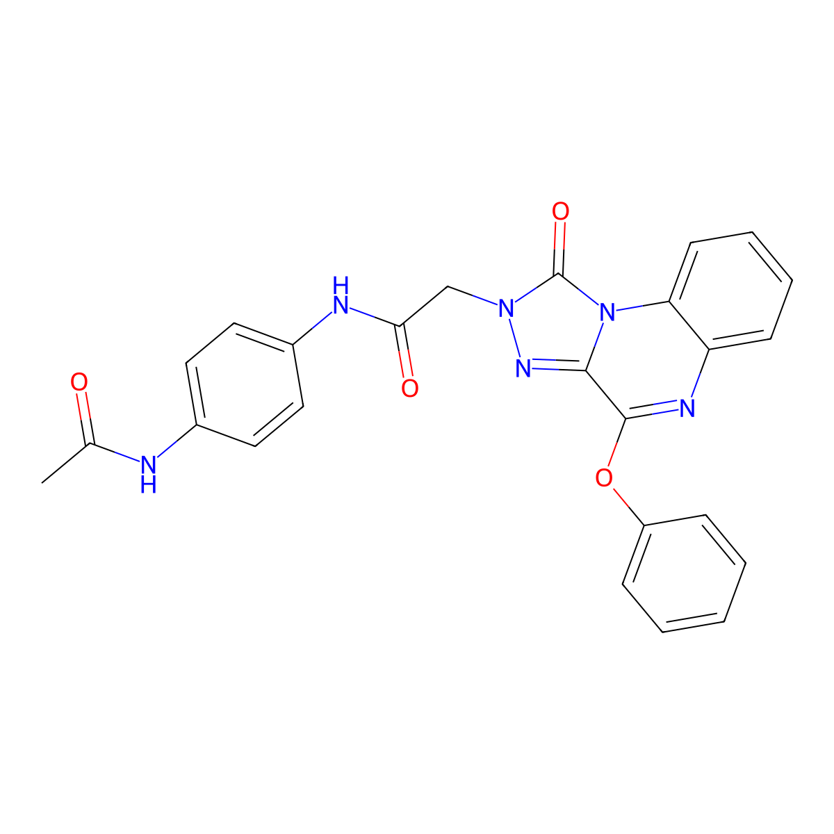 N-(4-Acetamidophenyl)-2-{1-oxo-4-phenoxy-1H,2H-[1,2,4]triazolo[4,3-A]quinoxalin-2-YL}acetamide molecular structure, CAS 1190020-29-1