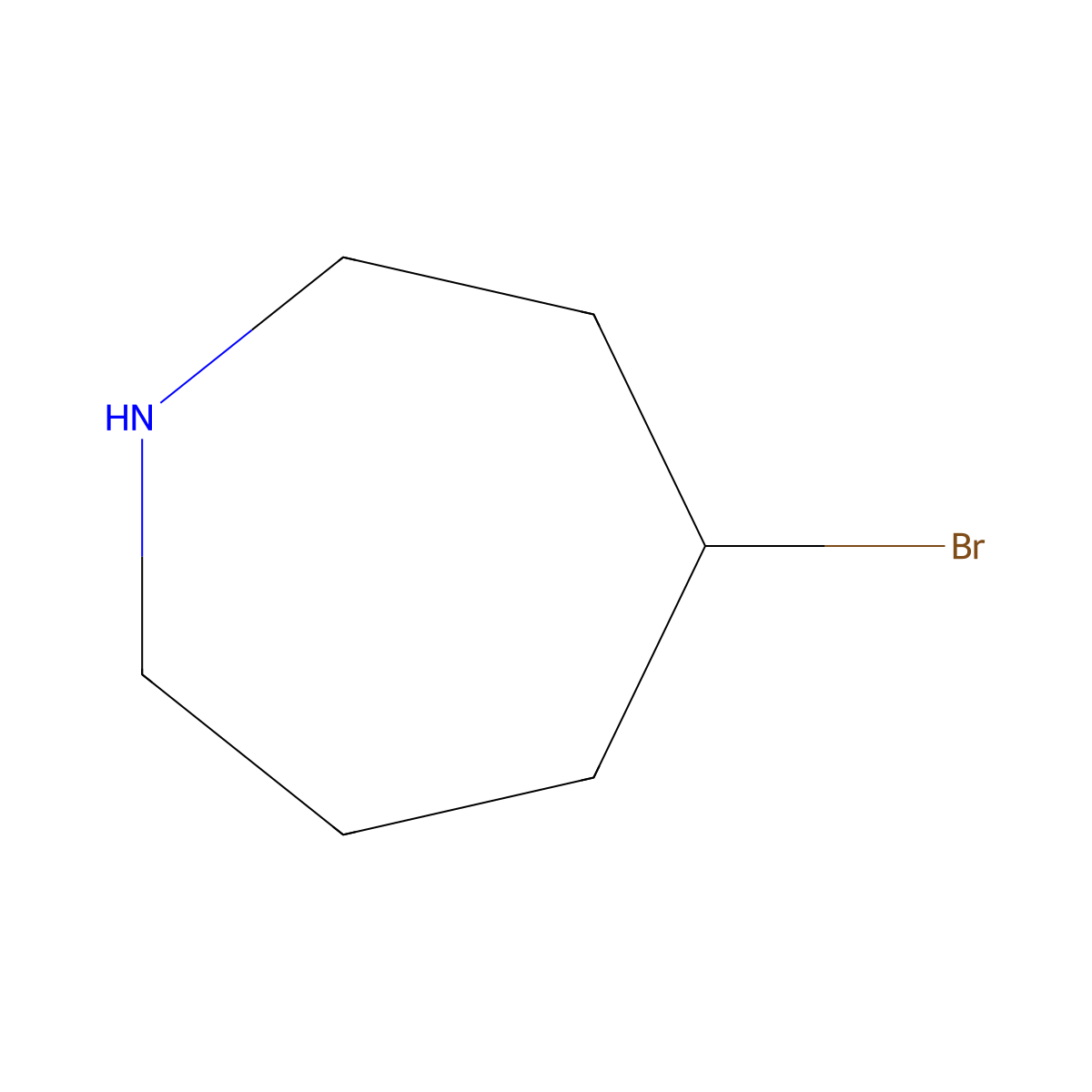 4-Bromoazepane molecular structure, CAS 119017-63-9