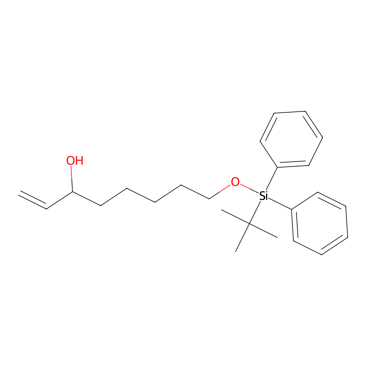 8-[(tert-Butyldiphenylsilyl)oxy]oct-1-en-3-ol molecular structure, CAS 1190230-43-3