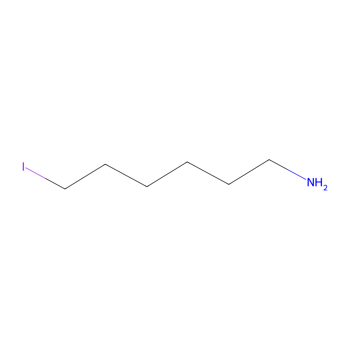 6-Iodohexan-1-amine molecular structure, CAS 119026-21-0