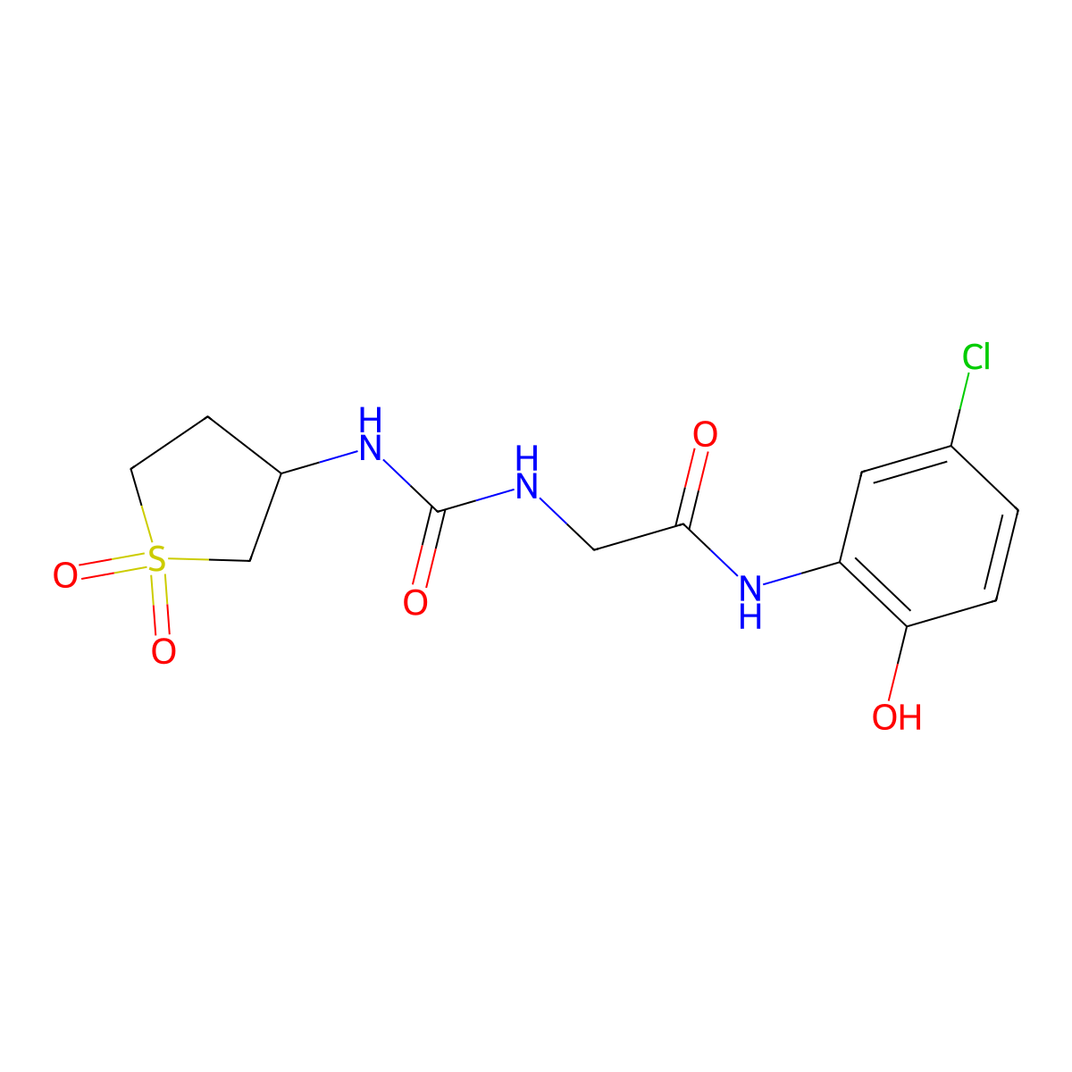 C13H16ClN3O5S molecular structure, CAS 1190262-40-8