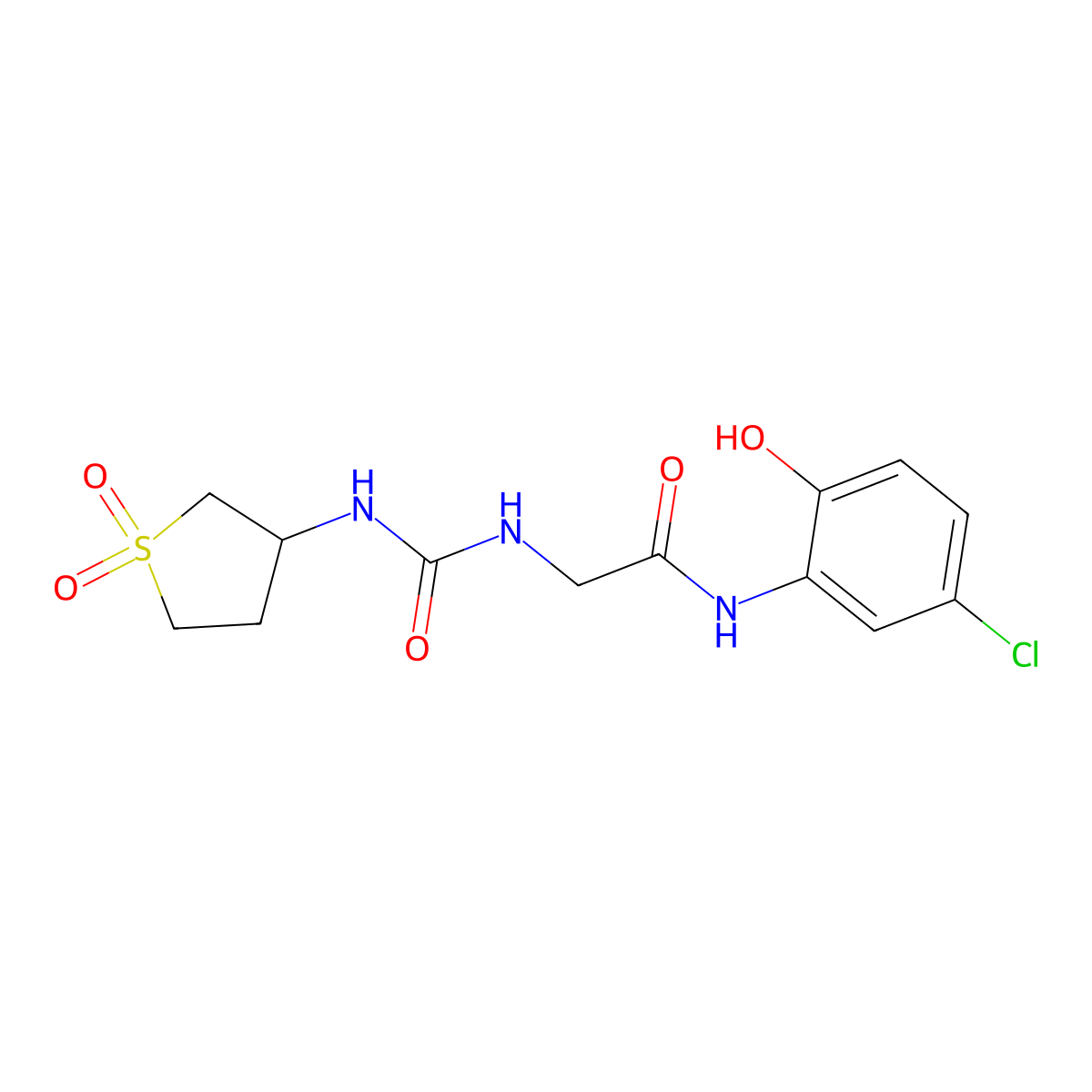 C13H16ClN3O5S molecular structure, CAS 1190262-40-8