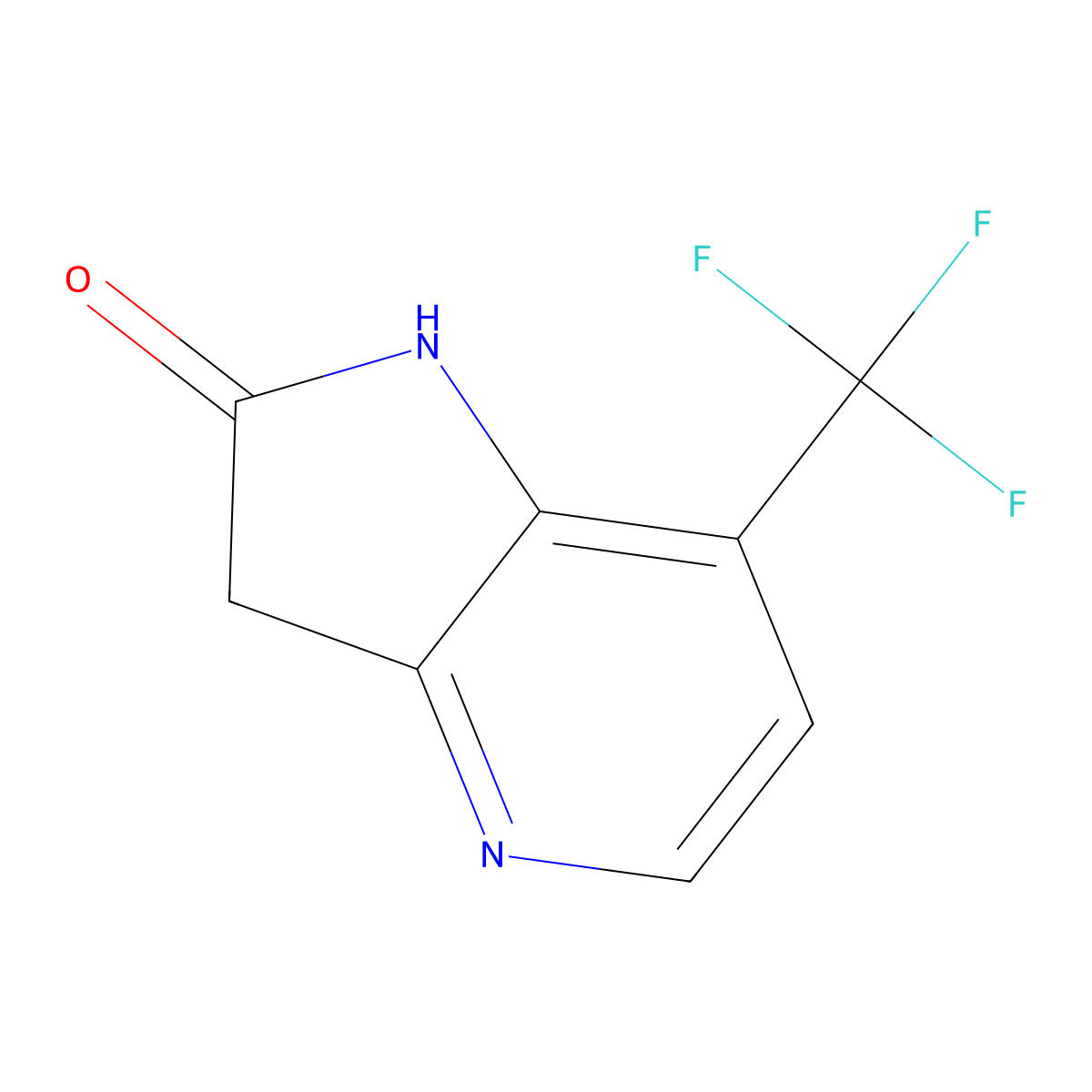 7-Trifluoromethyl-4-aza-2-oxindole molecular structure, CAS 1190311-33-1