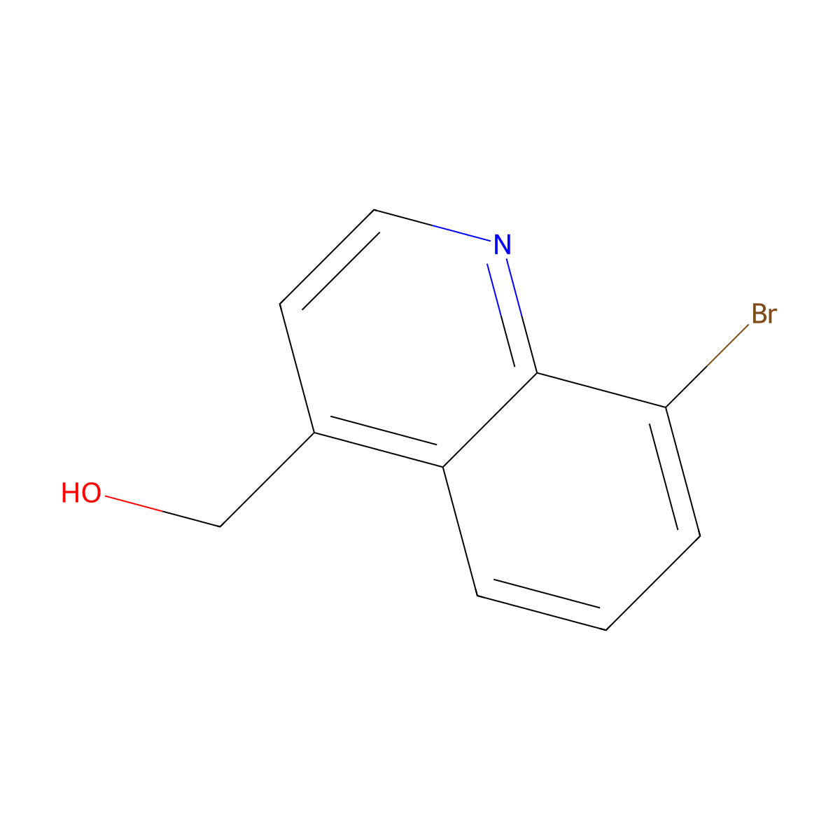 (8-Bromoquinolin-4-yl)methanol molecular structure, CAS 1190315-99-1