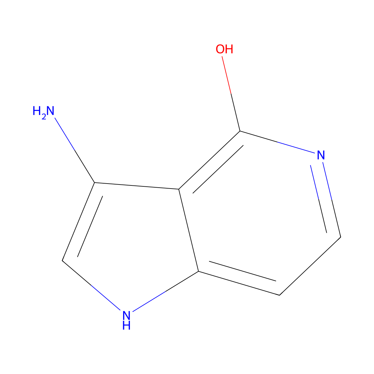 3-Amino-1,5-dihydro-4H-pyrrolo[3,2-c]pyridin-4-one molecular structure, CAS 1190319-88-0