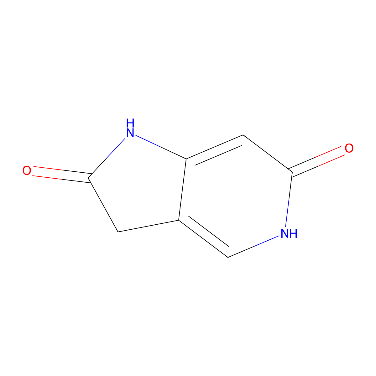 6-Hydroxy-5-aza-2-oxindole molecular structure, CAS 1190320-35-4