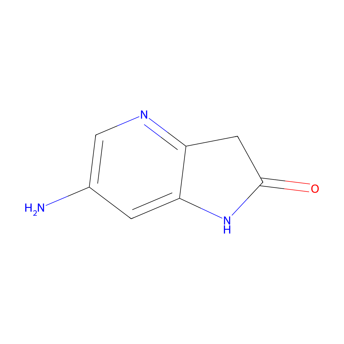6-Amino-4-aza-2-oxindole molecular structure, CAS 1190320-66-1