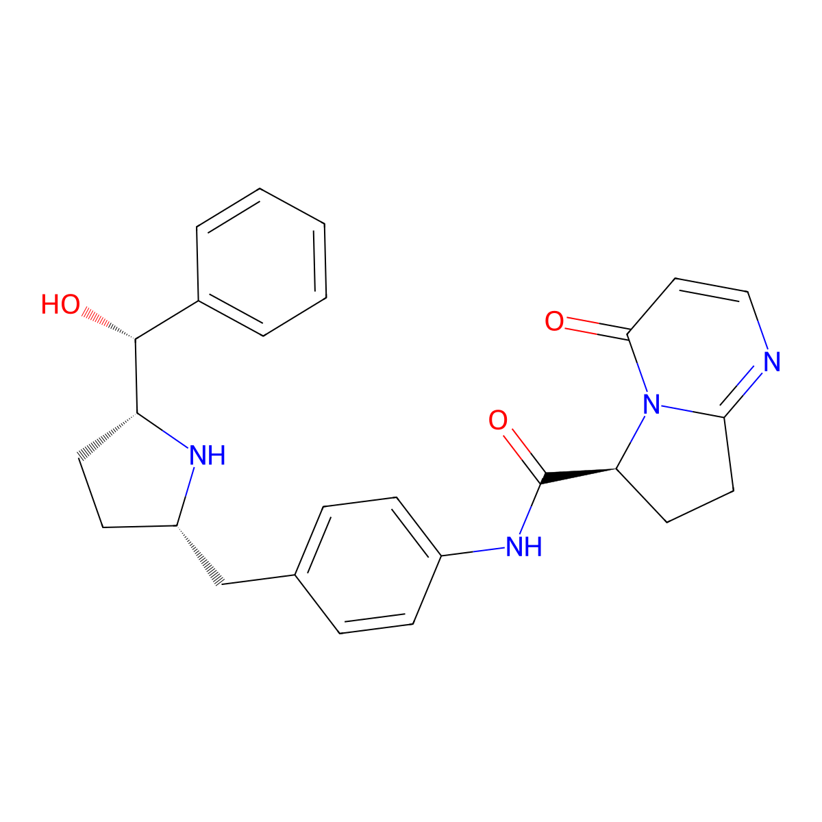 Vibegron molecular structure, CAS 1190389-15-1