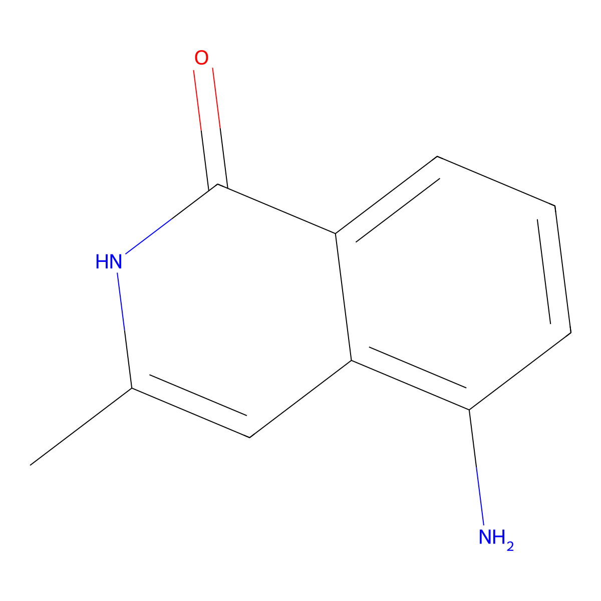 5-amino-3-methyl-2H-isoquinolin-1-one molecular structure, CAS 1190433-11-4