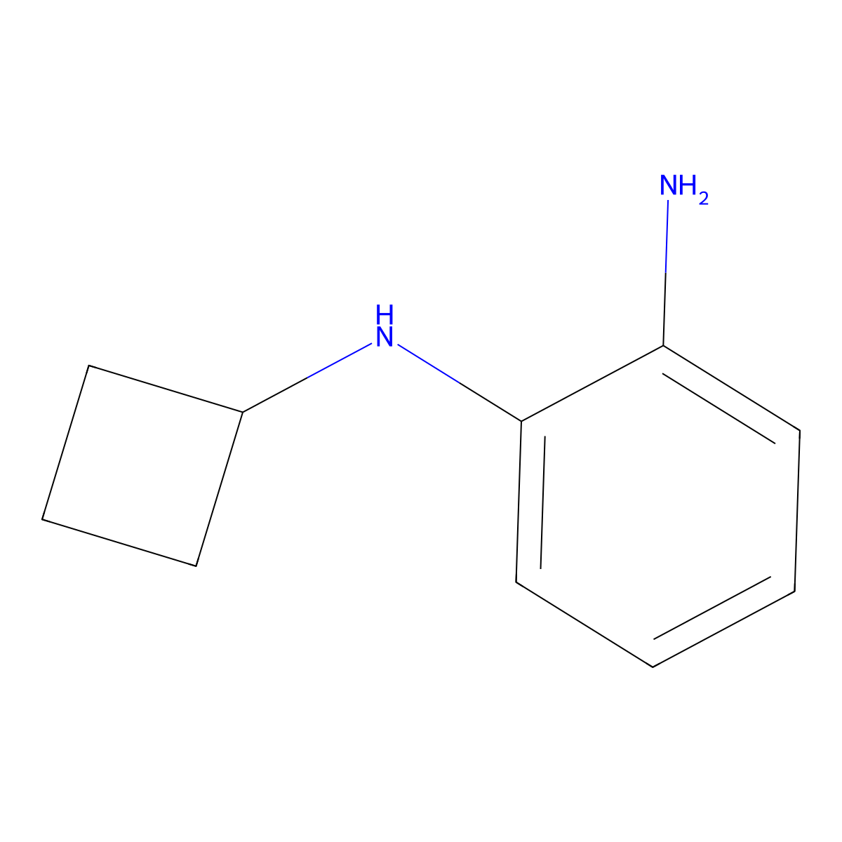 N1-cyclobutylbenzene-1,2-diamine molecular structure, CAS 1190630-91-1