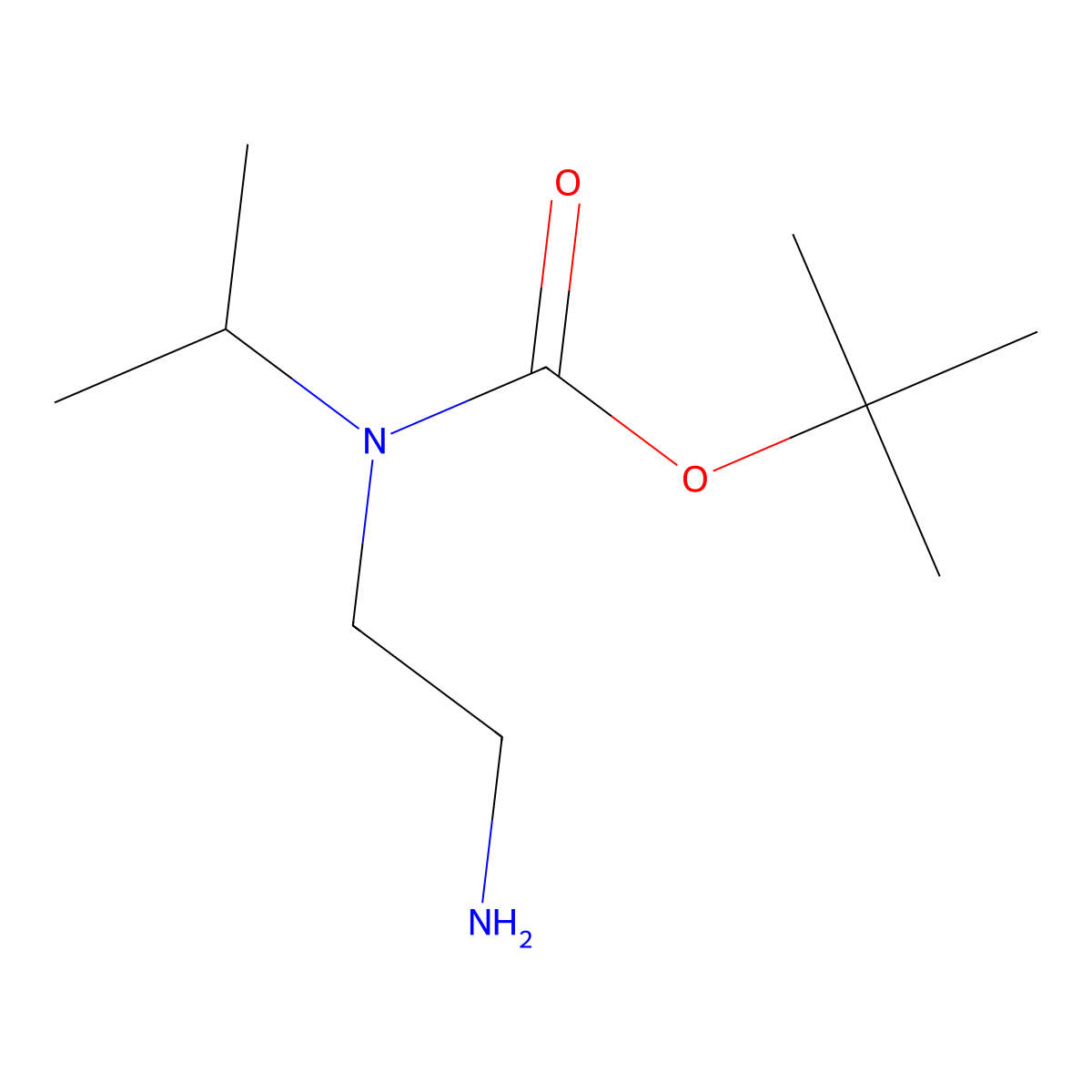 tert-Butyl (2-aminoethyl)(isopropyl)carbamate molecular structure, CAS 1190889-97-4