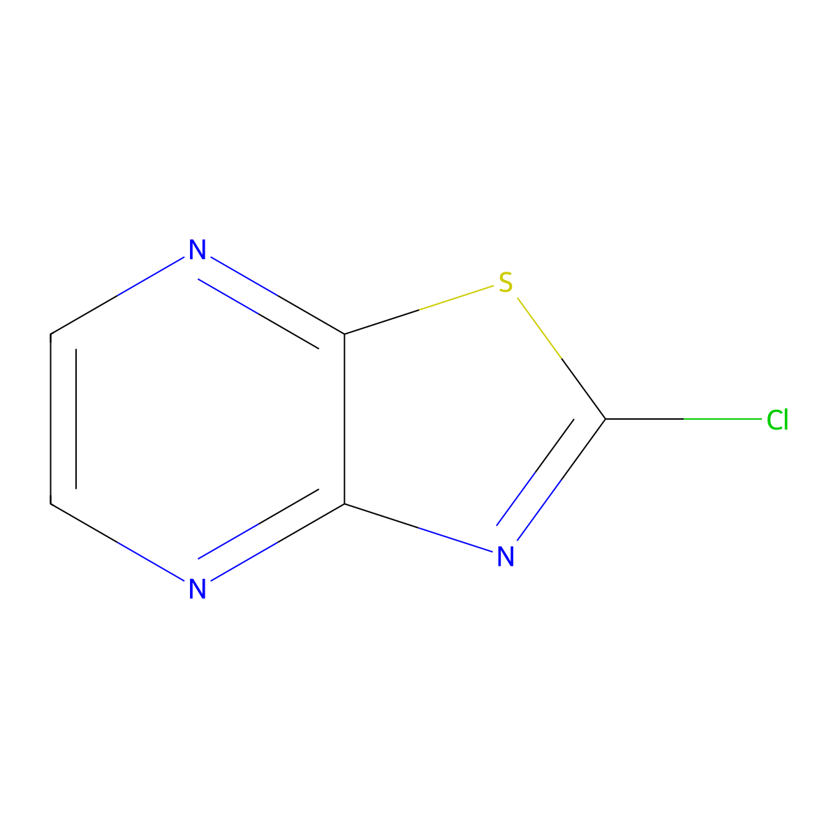 2-Chloro-[1,3]thiazolo[4,5-b]pyrazine molecular structure, CAS 1190927-25-3