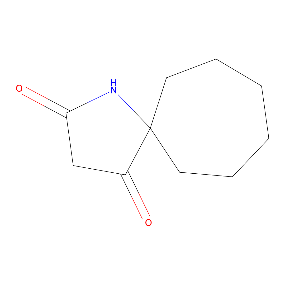 1-Azaspiro[4.6]undecane-2,4-dione molecular structure, CAS 1190962-65-2