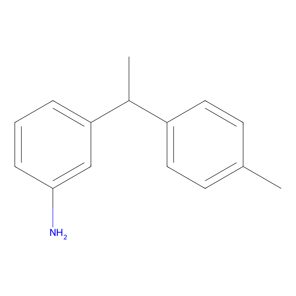 3-(1-(P-tolyl)ethyl)aniline molecular structure, CAS 1190968-84-3