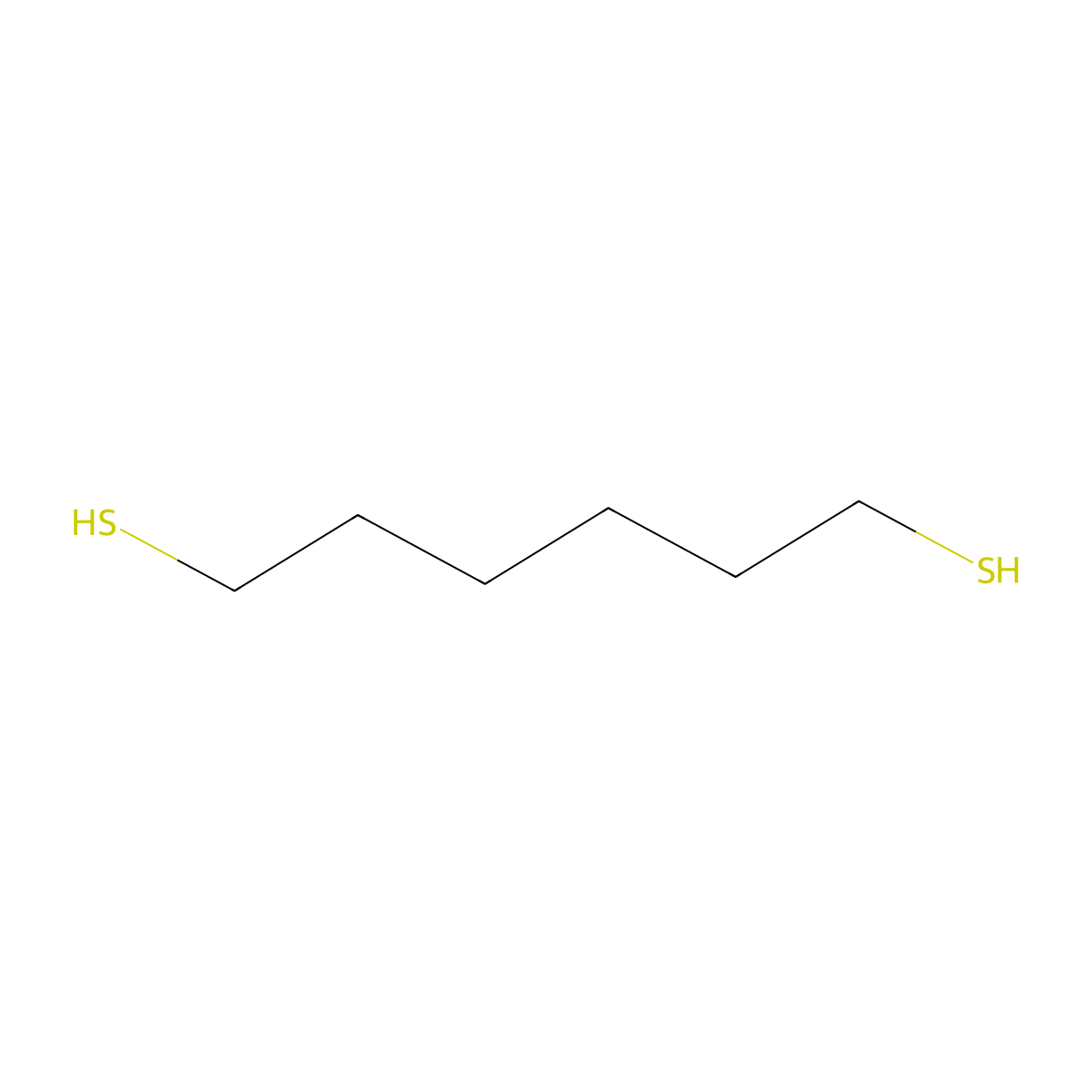 1,6-Hexanedithiol molecular structure, CAS 1191-43-1