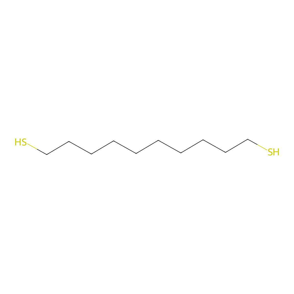 1,10-Decanedithiol molecular structure, CAS 1191-67-9