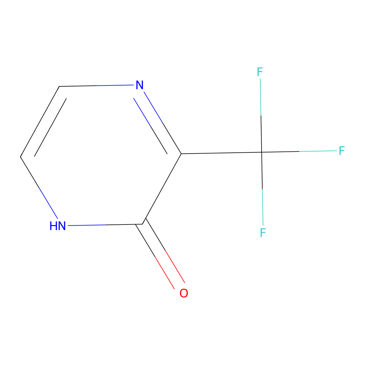 3-(Trifluoromethyl)pyrazin-2(1H)-one molecular structure, CAS 1191035-90-1