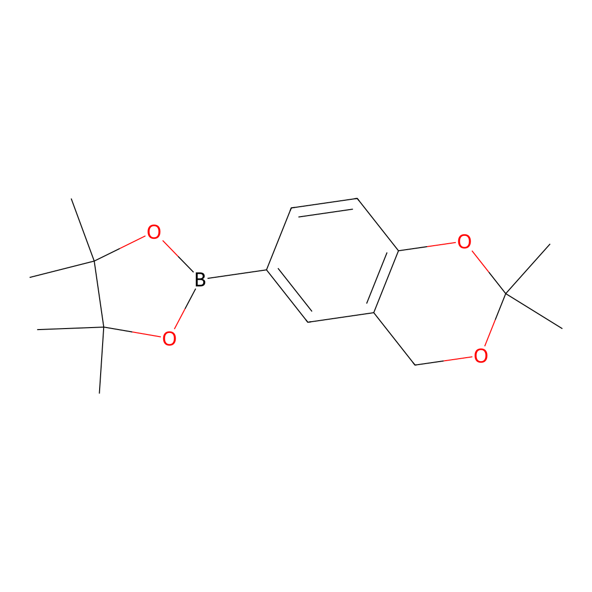 2-(2,2-Dimethyl-2,4-dihydro-1,3-benzodioxin-6-YL)-4,4,5,5-tetramethyl-1,3,2-dioxaborolane molecular structure, CAS 1191052-16-0